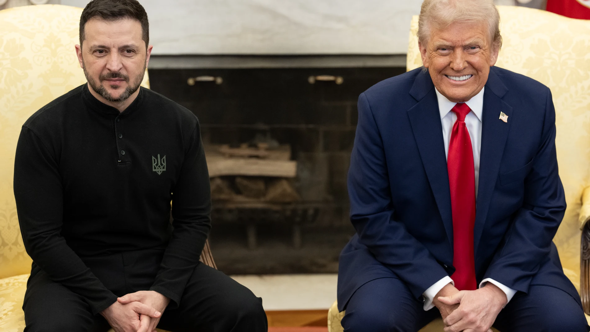 El presidente de EEUU, Donald Trump, recibe a su homólogo ucraniano, Volodimir Zelenski Europa Press/Contacto/White House 28/02/2025 ONLY FOR USE IN SPAIN