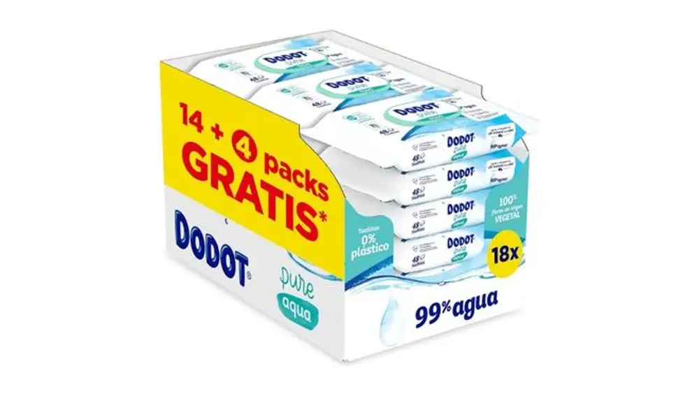 Toallitas Dodot Pure Aqua