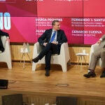 Gerardo Cuerva, Álvaro Nieto y Fernando Santiago Ollero, durante el evento