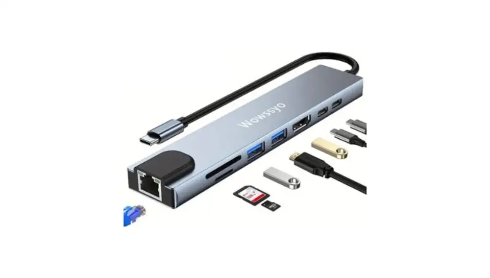 Wowssyo USB C Hub 8