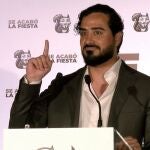 ***VERSIÓN CORREGIDA*** MADRID, 10/06/2024.- Captura de video de la comparecencia ante los medios este domingo en Madrid del líder de la agrupación de electores Se Acabó la Fiesta, Luis ‘Alviseí Pérez, que ha irrumpido como sexta fuerza política en el Parlamento Europeo con tres diputados. 'Alvise' ha afirmado que su formación va a "reventar las urnas" y ha prometido "mano dura" contra la corrupción y la "partitocracia". EFE