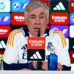 Carlo Ancelotti press conference for Real Madrid - Copa del Rey