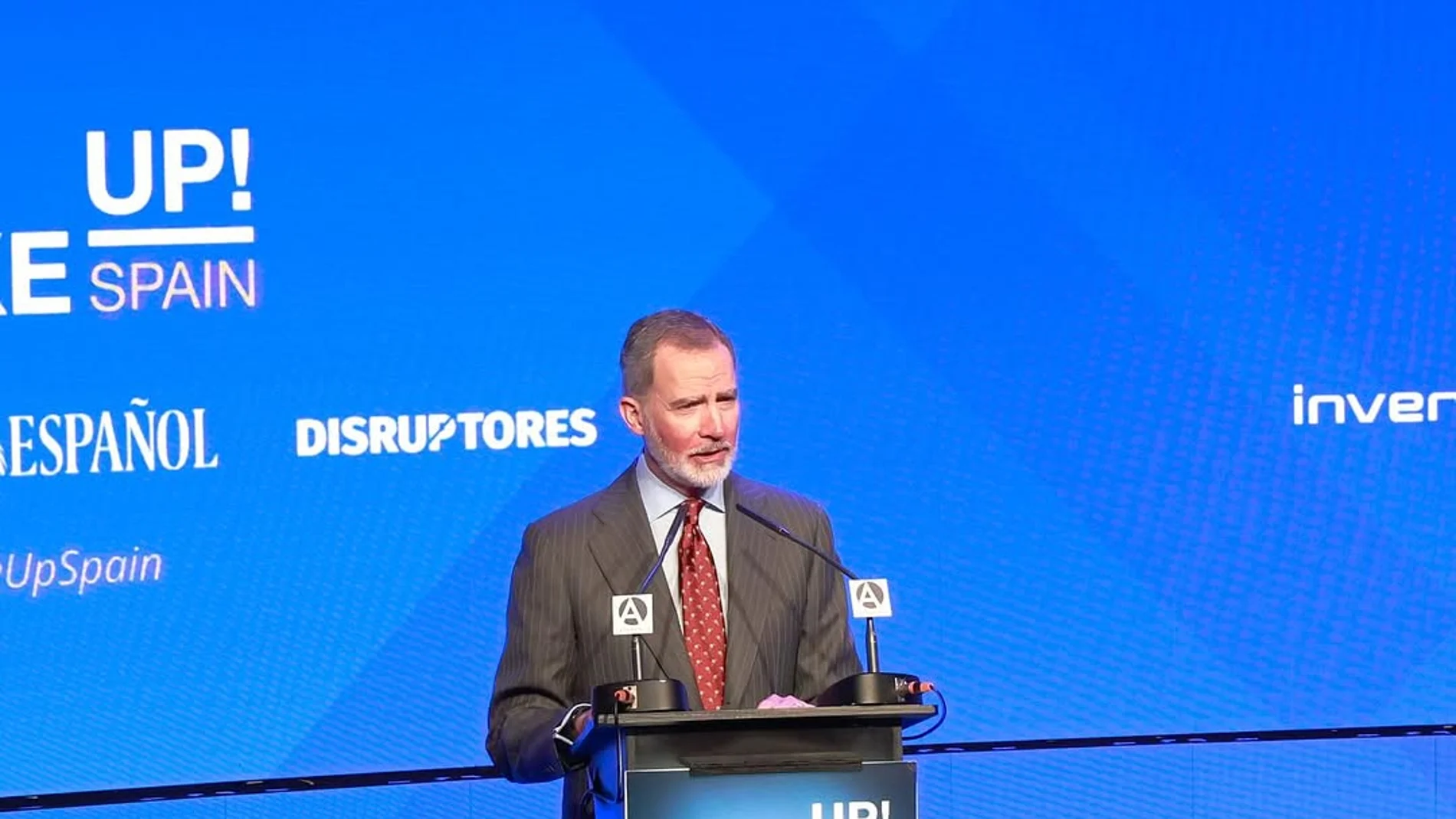 Don Felipe VI en el foro "‘Wake Up, Spain!"