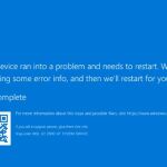 Microsoft rediseña la ‘pantalla azul de la muerte’ de Windows.