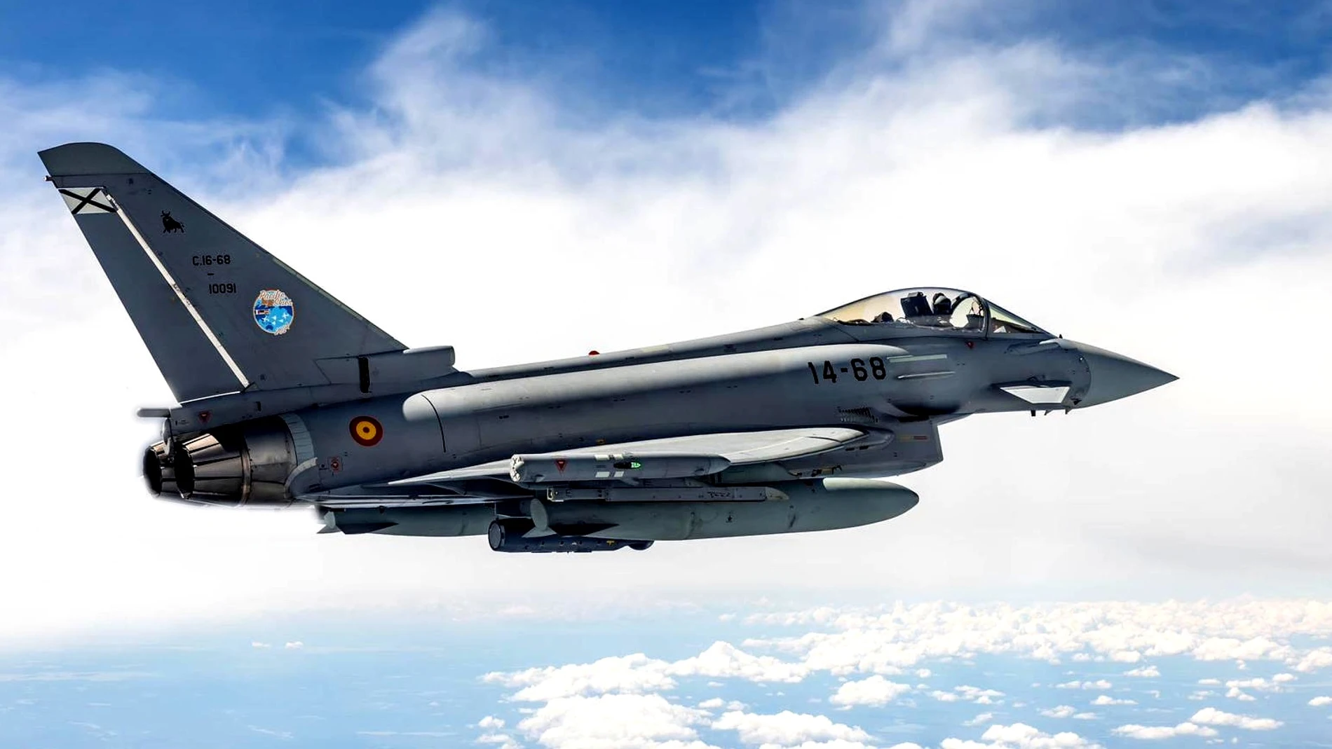 Así funciona el sistema que detecta sin ser visto: el ojo secreto del Eurofighter Typhoon