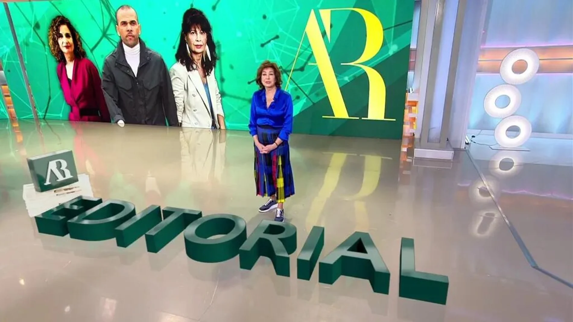 Ana Rosa Quintana en el editorial de 'El programa de Ana Rosa'