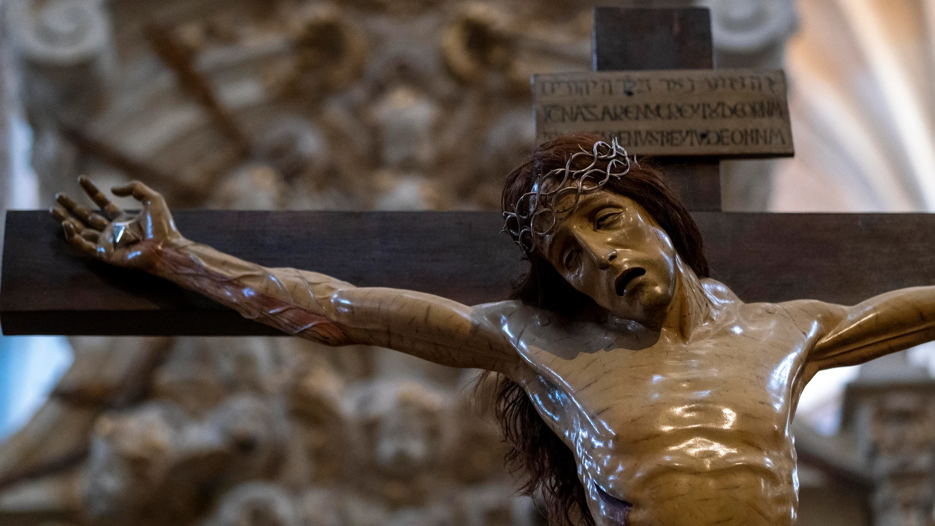 Cristo de la Agonía Redentora en la Catedral de Salamanca