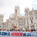 Manifestación por el derecho a una vivienda digna en Madrid