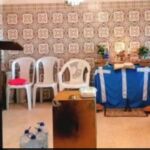 Interior de uno de los "templos clandestinos"