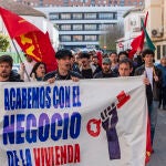 Manifestación por el derecho a una vivienda digna en Albacete