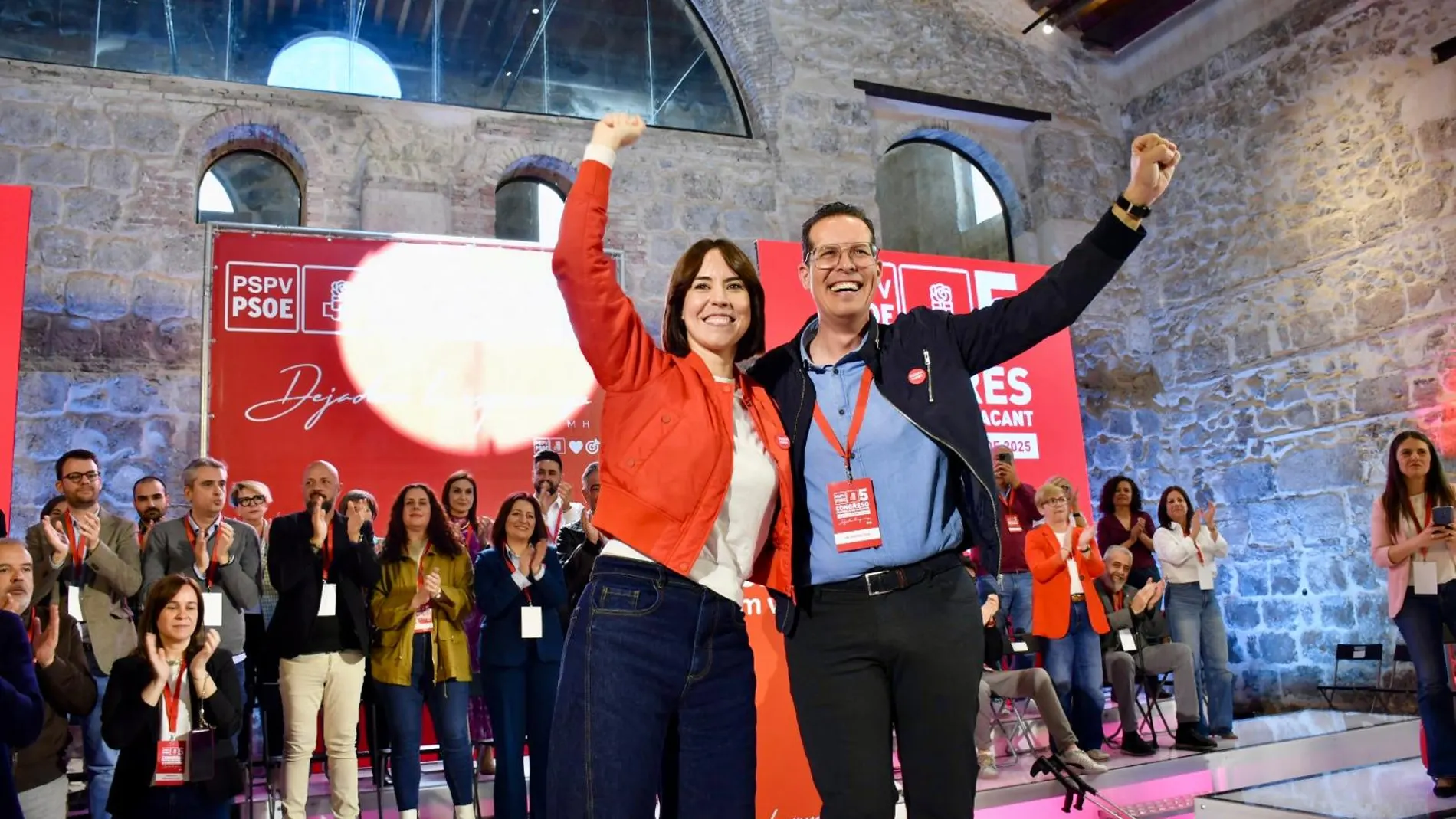Diana Morant con Rubén Alfaro en el congreso celebrado en Alcoy