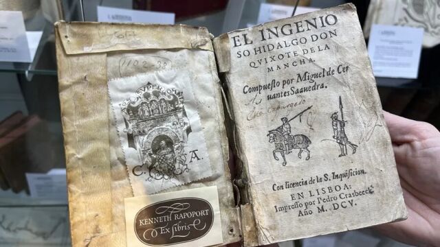 Ejemplar del 'Quijote'