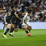 Encuentro de liga entre el Real Madrid y el Valencia C.F.