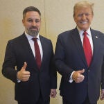 Donald Trump y Santiago Abascal, en una imagen de archivo