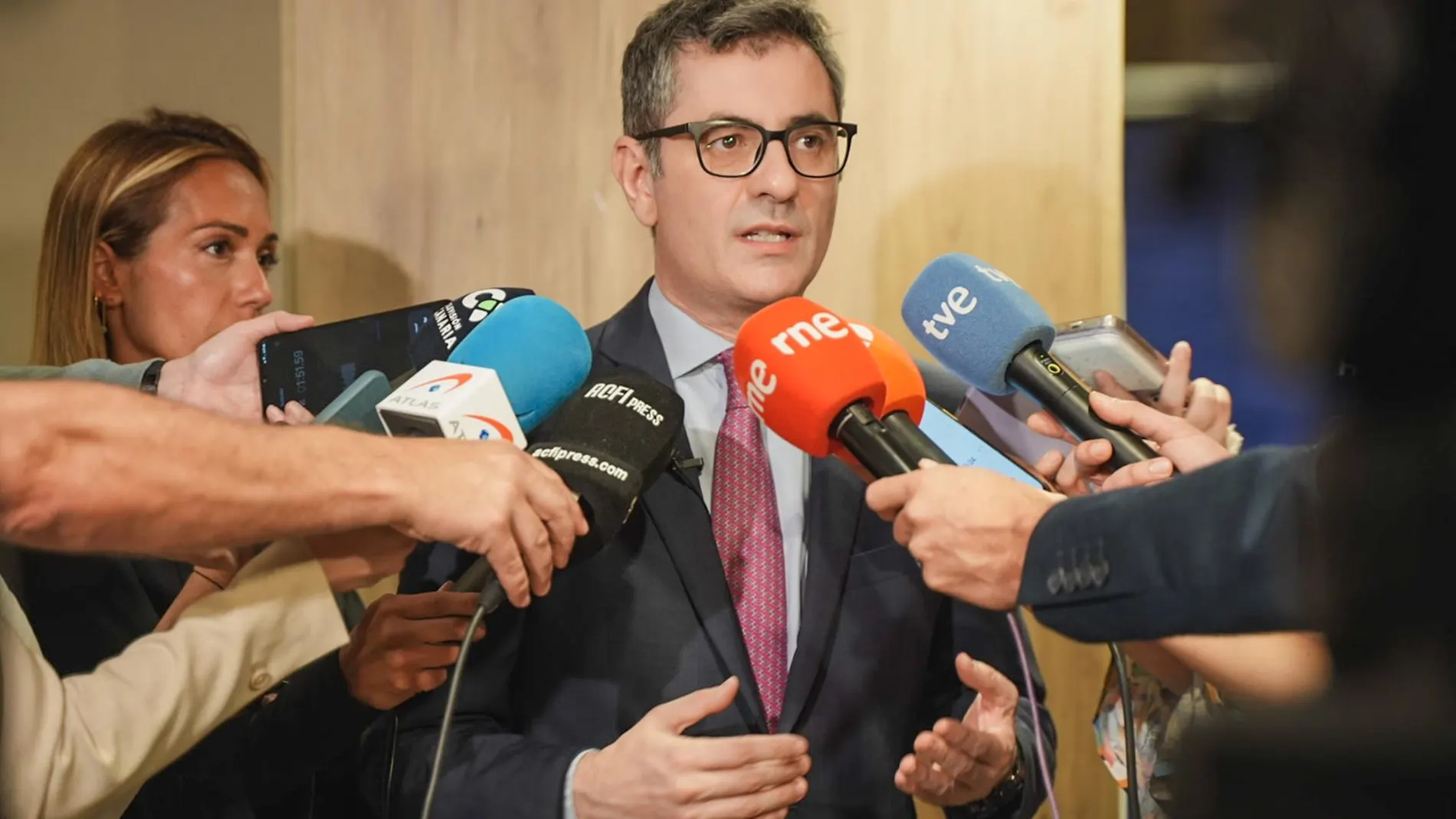 Bolaños critica al PP por abandonar la Sectorial de Justicia y después "rectificar avergonzados" pidiendo otra reunión