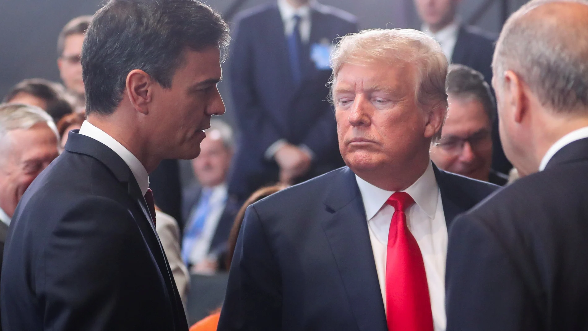 Pedro Sánchez y Donald Trump