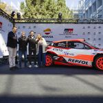 Un momento de la presentación en Madrid del nuevo equipo Repsol Toyota