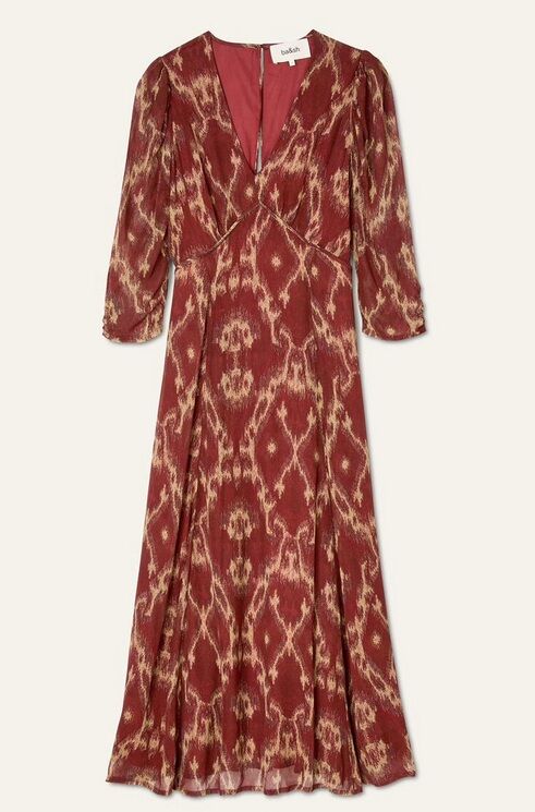 Vestido estampado.