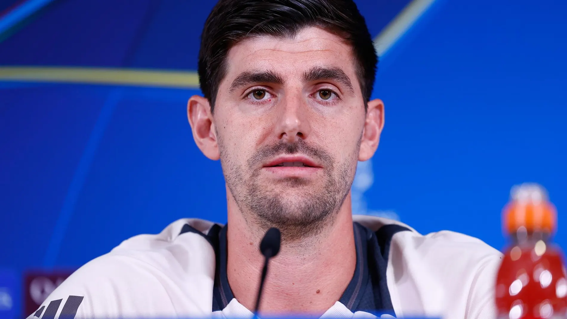 Fútbol/Champions.- Courtois: "No elegimos partidos y en LaLiga no salimos a dar un paseo"