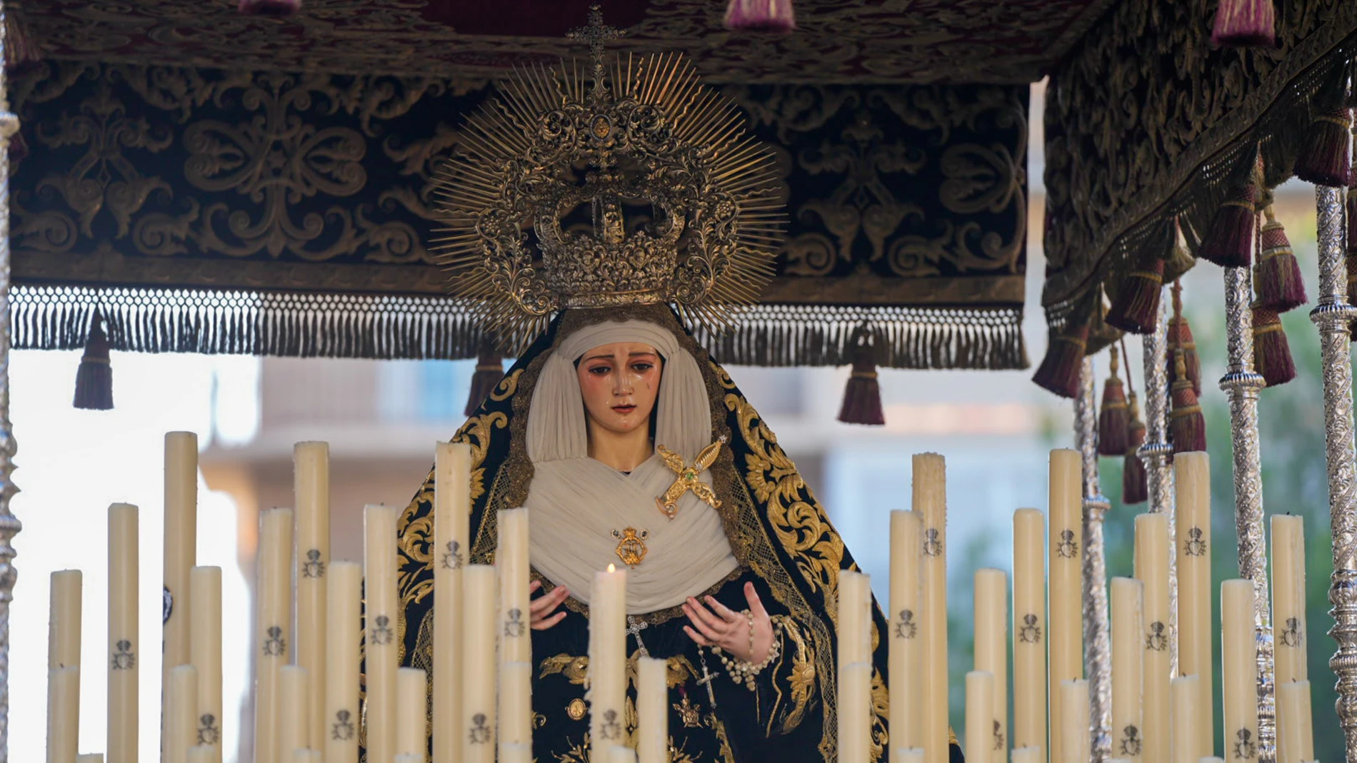María Santísima de la Soledad, de la hermandad de Los Servitas de Sevilla