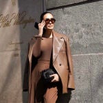 El look marrón de Vicky Martín Berrocal.