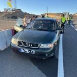 Investigado un conductor sin carné por empujar otro vehículo averiado en Sabiñánigo (Huesca) y darse a la fuga