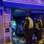El coche empotrado dentro del supermercado de la avenida de España