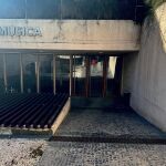 Zona donde se acometerán las obras en el Palau de la Música