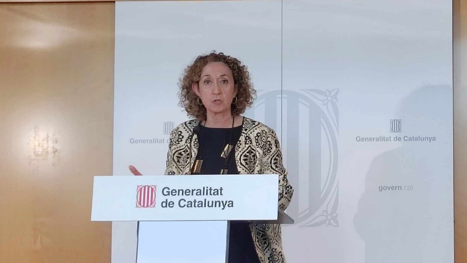 La portavoz de ERC en el Parlament, Ester Capella, en rueda de prensa EUROPA PRESS 08/04/2025