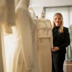 María Peña, diseñadora de moda de novias. David Jar