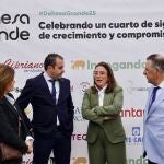 La consejera de Agricultura, Ganadería y Desarrollo Rural, María González Corral, asiste a la clausura del XXV Aniversario de la Cooperativa Dehesa Grande