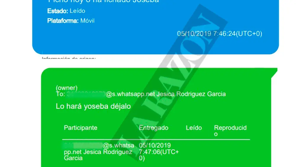 Jesica y Joseba falsearon los partes horarios de Ineco