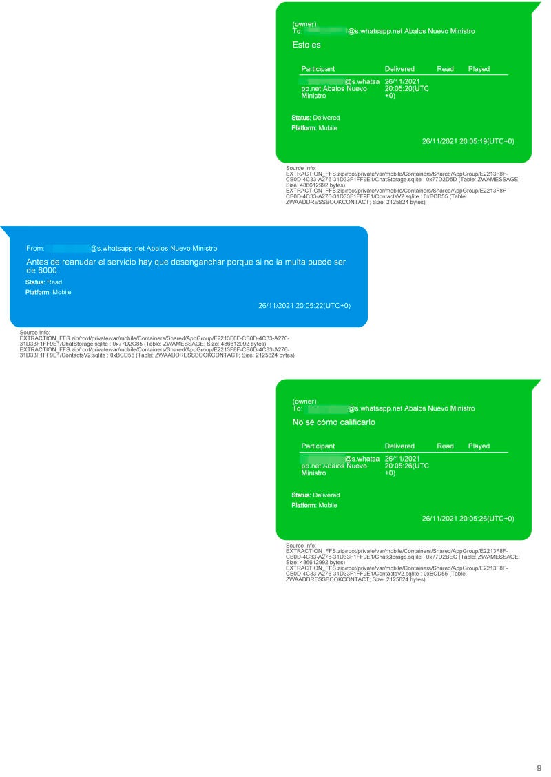 La conversación de Ábalos y Koldo por el enganche de la luz