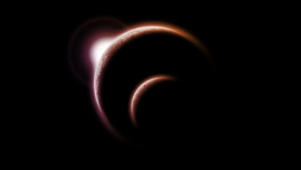 Planetas en el espacio