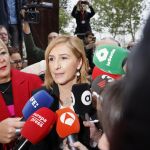 VÍDEO:AM.-La exconsejera valenciana Salomé Pradas llega a declarar a los juzgados por la dana entre gritos de "asesinos"
