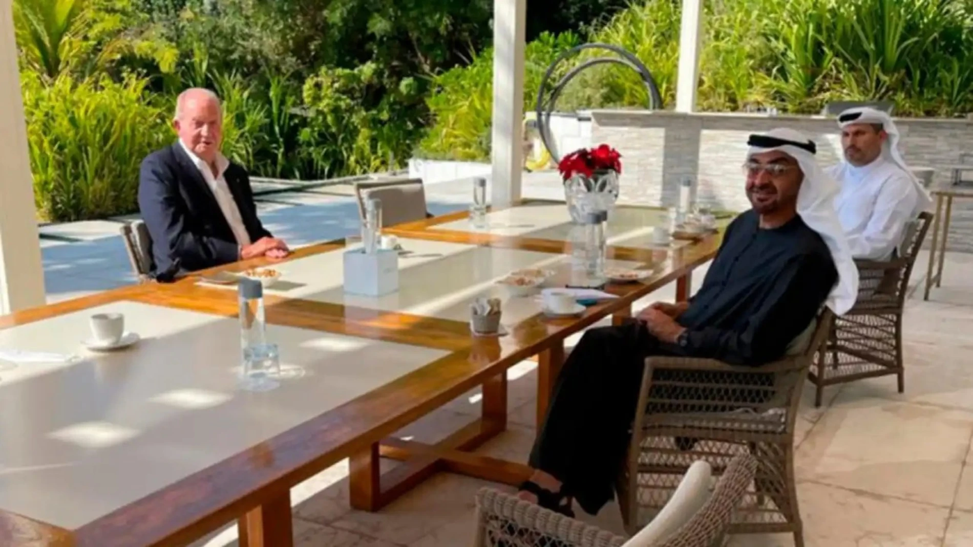 Rey Juan Carlos en Abu Dabi