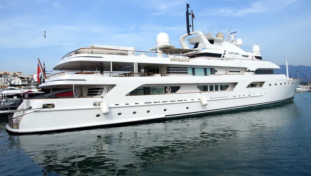 El yate Lady Haya