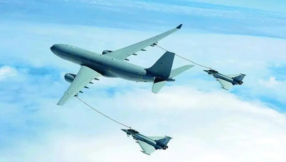 Nuevo avión de repostaje del Ejército del Aire.