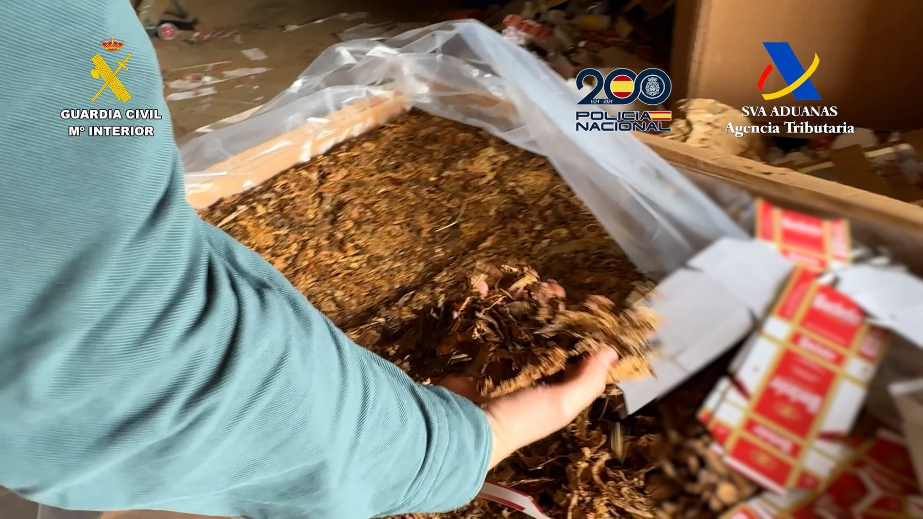 Desarticulada una organización criminal dedicada a la fabricación clandestina de tabaco en Alicante REMITIDA / HANDOUT por POLICÍA NACIONAL Fotografía remitida a medios de comunicación exclusivamente para ilustrar la noticia a la que hace referencia la imagen, y citando la procedencia de la imagen en la firma 11/04/2025