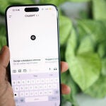 ChatGPT en un iPhone