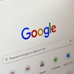 La pantalla de inicio de Google
