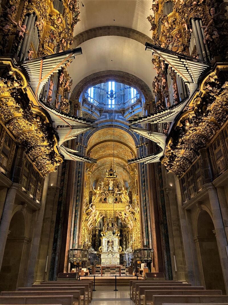 Nave central de la Catedral de Santiago de Compostela