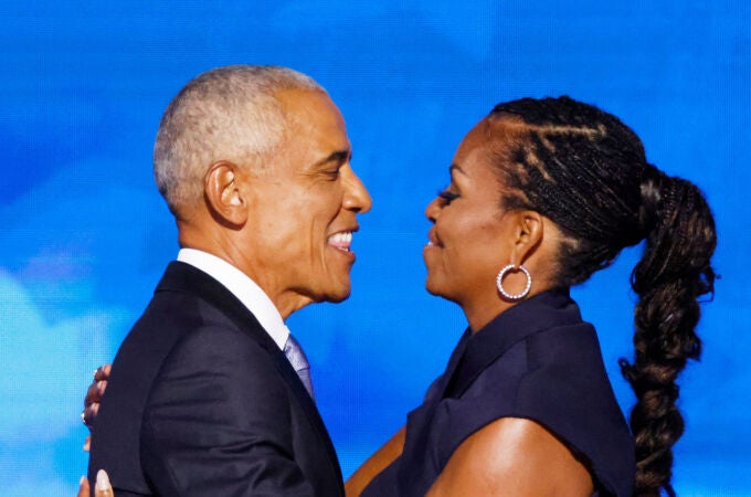 Barack y Michelle Obama en agosto de 2024