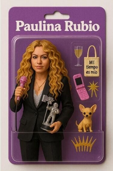 Muñeca personalizada de Paulina Rubio creada por CharGPT