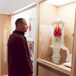 Gonzalo Borondo, con su boceto