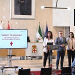 Rueda de prensa de la alcaldesa de Almería, María del Mar Vázquez