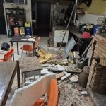 El estado en el que el ladrón dejó el bar ubicado en una localidad de Huelva
