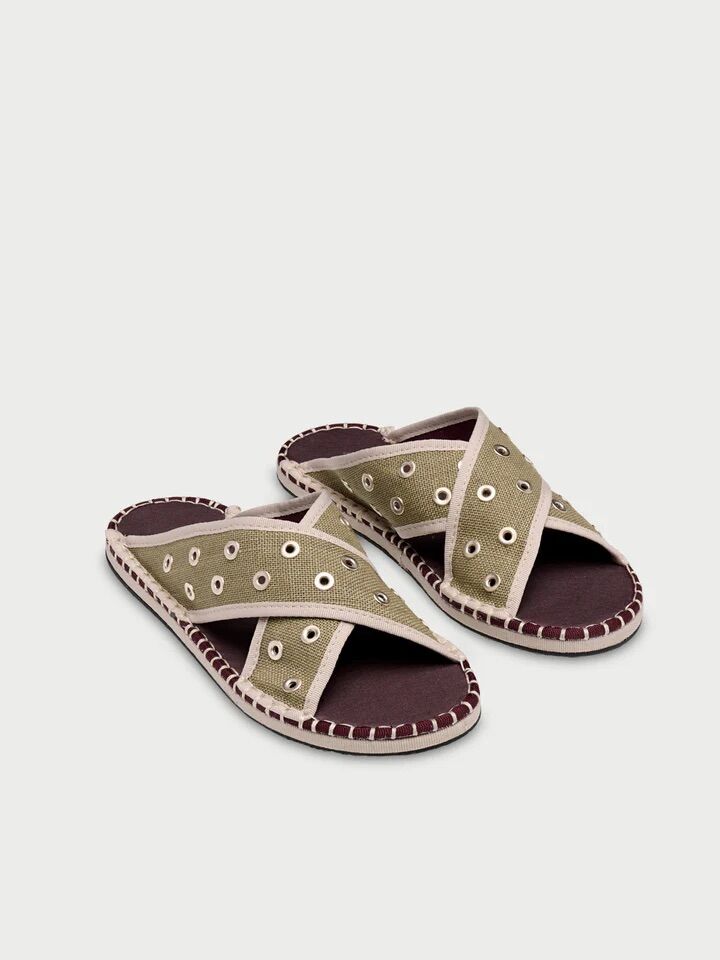 Sandalias planas.