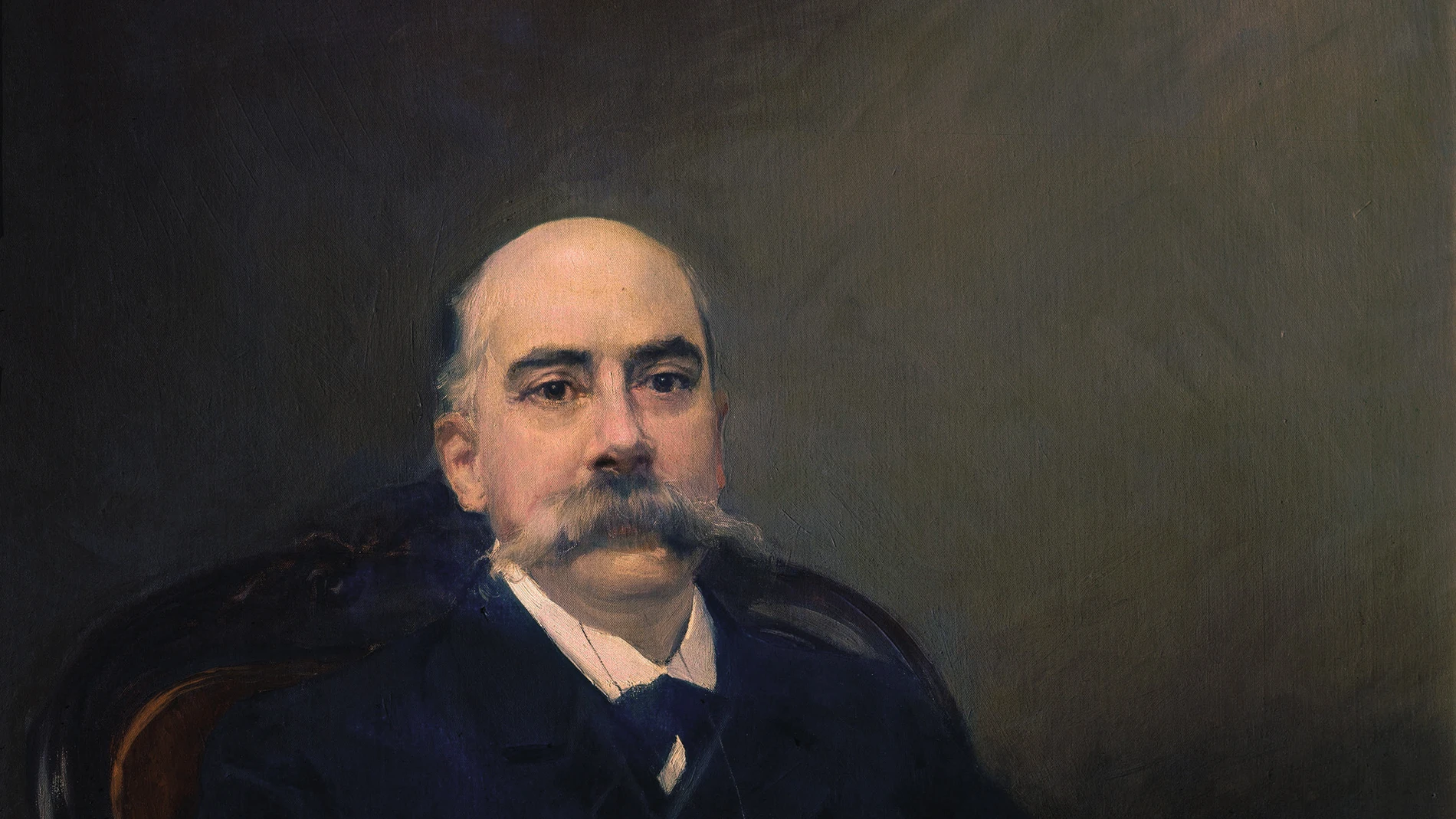 Emilio Castelar retratado en 1901 por Joaquín Sorolla
