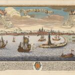 1720. Barcelona en un grabado de Joseph Friderich Leopold
